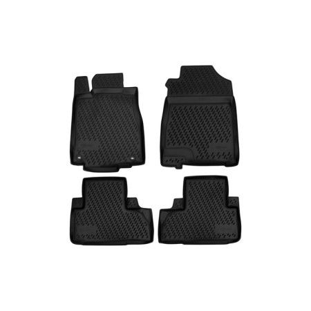 Rugs in the salon for Honda CR-V (IV, IVR), 2011-2018, 4 pcs.
