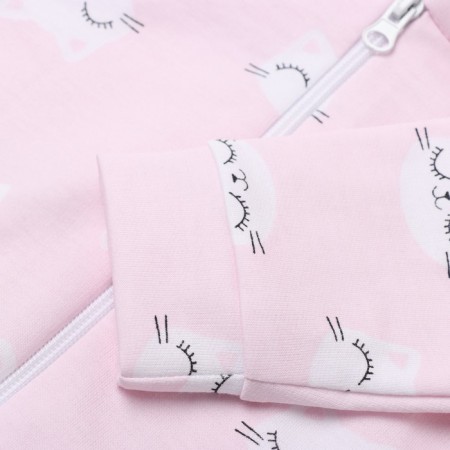 Set: Huds and pants crumb I am KISA, height 68-74 cm, pink/lilac color-2