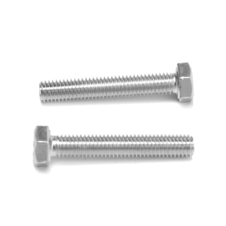 Bolt Stroybat, with a hexagonal head, galvanized, Din933, M5x30 mm, 80 pcs-2