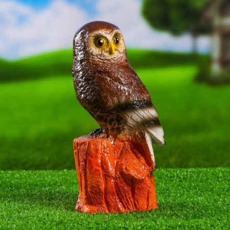 Garden figure "Owl on the stump" 28cm