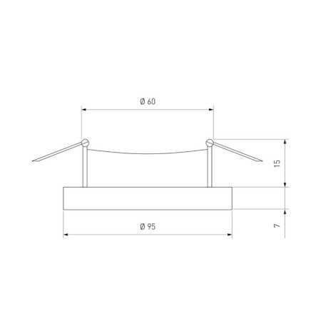 Lamp ceiling Elektrostandard, Doti LED 35 W, 95x95x7 mm, IP20, chromium color-4