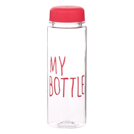 Water bottle, 500 ml, My Bottle, 19.5 x 6 cm, Czech in the kit, Red-2