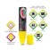A set of chalk markers 4 colors, Brauberg "Pop-Art", 15 mm, dry, for smooth surfaces
