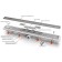 The Veconi Klasik Black V650KB, D = 40 mm, lateral release, 715x125 mm, linear, black