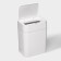 Garbage bucket of sensory shares, 12 l, white color
