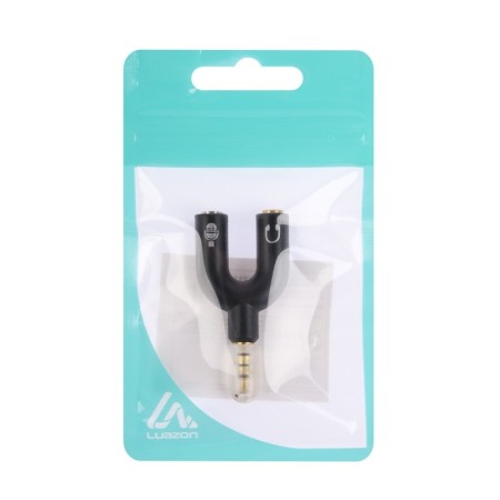 The brancher Luazon, Jack 3.5 mm (4pin) (M) -2xjack 3.5 (3 PIN) (F), for micro and headphones-2
