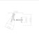 Wall lamp (sconces) rise, 1xe14, white color