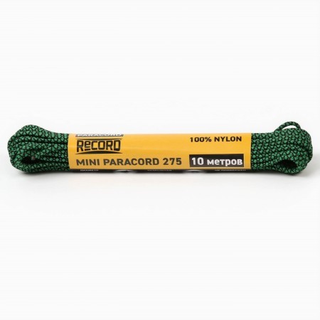 Paracord 275, nylon, neon green snake, d - 2.2 mm, 10 m-1