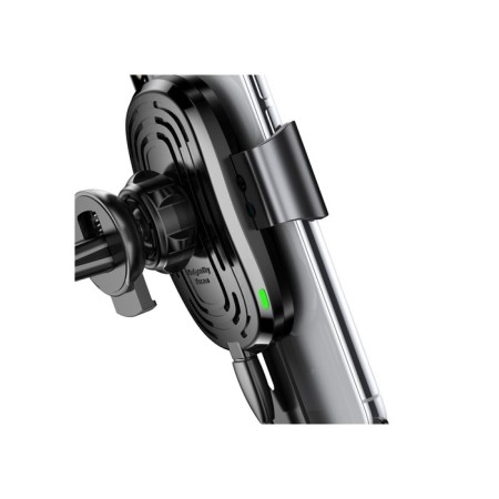 Holder for a smartphone in a car Baseus in an air duct, wireless charging, 2 a, 10W, black-4