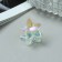 Hair crab "Avanti" (set 6 pcs) star, 2.4 cm, transparent