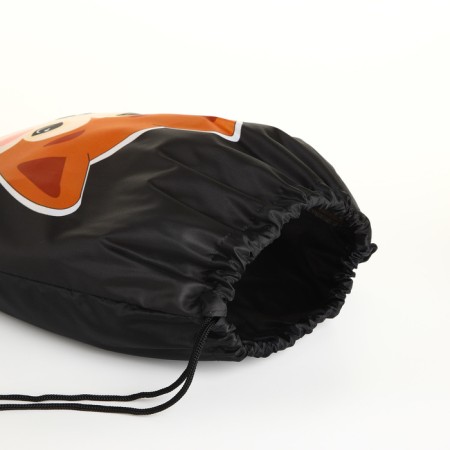 Bag for shoes on the lace, black color-2