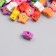 A set of beads made of polymer clay "Astra" 10 mm, 20 grams, stars-smokes