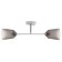 Luer "Ray" (cylinder) 2x15W E27 Model: BR 00250 White/Black