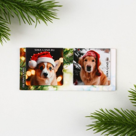 New Year. Bookmarks for books Magnetic 2 pcs on the “Dreams Substitute” substrate ”-4