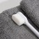 Superjugous toothbrush, 10,000 bristles, flat, white