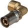 STOUT SFP-0011-001216, 1/2 "x 16 mm, external threads, transitional, brass