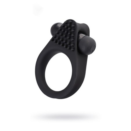 Vibrooko on the penis A-Toys byfa Brid, silicone, black color, 6.3 cm, D 3.1 cm