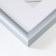 Photo frame Plastic "Mira" 15x20 cm silver (plastic screen)