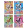 Notebook Gift Book on a lock, A5, 50 sheets, line, "Flowers/ butterflies", mix