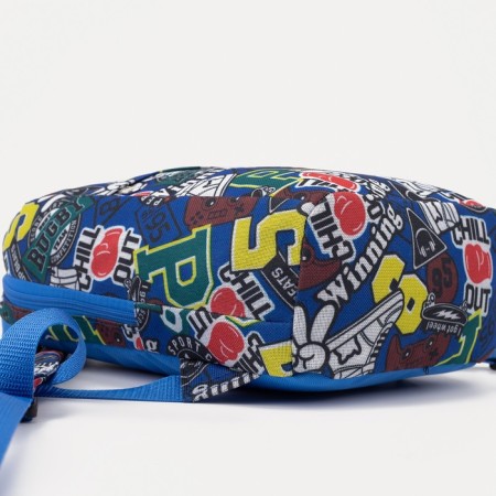 Baby backpack on lightning, blue color-4