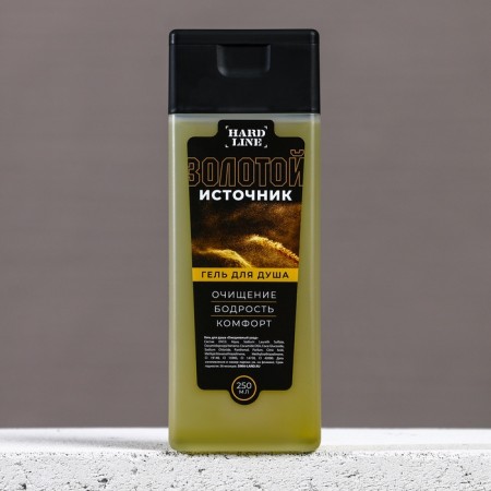 Soul gel men's “golden source”, 250 ml, mint and lime aroma, Hard Line