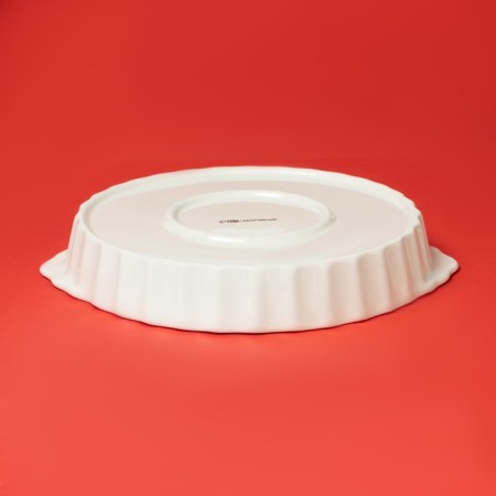 Baking dish New Year's share "Santa Santa Claus", 28.8 × 25 × 4.3 cm, white color-2