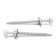 Roofing screws 4.8x70 mm, Ral9003 Color white, 100 pcs.