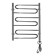 Domoterm electric heated towel rail "Ophelia", 500 x 700 mm, 9 crossbars, right, chrome