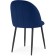 STULL OF A MARAL CARKASAS Logan Metal/velor, Black/Blue 48x52x82 cm