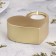 Summary "Heart Big. Marble" from gypsum, 10,5x9x4.5cm, gold