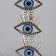 Suspension from the evil eye "Three Eyes" 19.5x4.8x1 cm