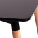 John table (mod, t1003) MDF/tree, black/natural 80x80x75cm