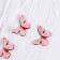 Carnival accessory, socks, white, butterflies