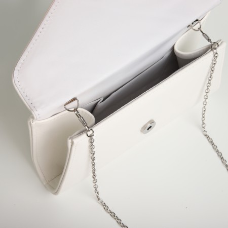 Female bag on a magnet, white color-4