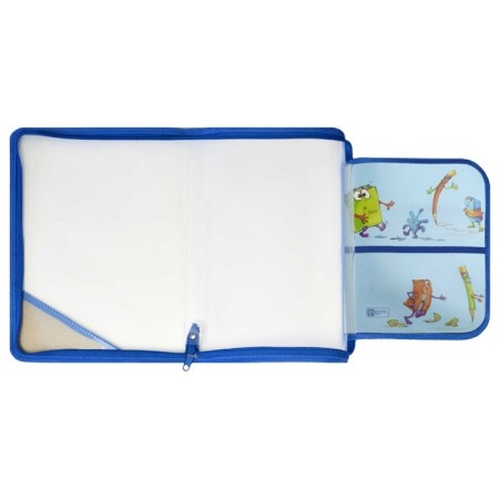 Labor folder A4, 328 x 228 x 25 mm, lightning around, folding bar, plastic, Phoenix "Globe"-6