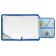 Labor folder A4, 328 x 228 x 25 mm, lightning around, folding bar, plastic, Phoenix "Globe"