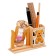 Sanding clock "Bear", souvenir, with a pencil, 13.5 x 13.5 x 10 cm, pink