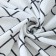 Bishop on the elastic band ATRA 180x200x20, tattersol white-earth calico 120g/m, HL100%