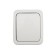 Passing Mini OG IP54, O/U, White Kranz