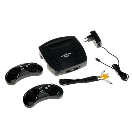Game console Retro Genesis 8 Bit Wireless, AV Cable, 2 Bespr. Joyst., 300 games, black