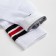 Men's socks minku "stripes", white color, rr 42-43 (29 cm)