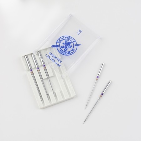 Needles for household sewing machines, microtx, No. 80, 5 pcs-1