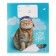 Notebook 12 sheets in a cage on a clip of "cat-piles", cover shaked cardboard, VD-pound, mix
