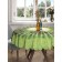 The tablecloth "half kiwi", round, Saten, d = 150 cm