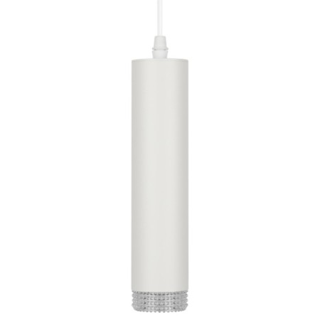 Suspended lamp PL18 WH/CL MR16 GU10 Ceiling cylinder white, transparent-2