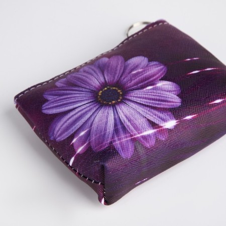 Women's wallet with lightning, purple color-1