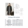 Female dress, size 66, black color