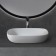 ABBER STEIN AS2620 sink, invoice, 600x400x130 mm, artificial stone, white