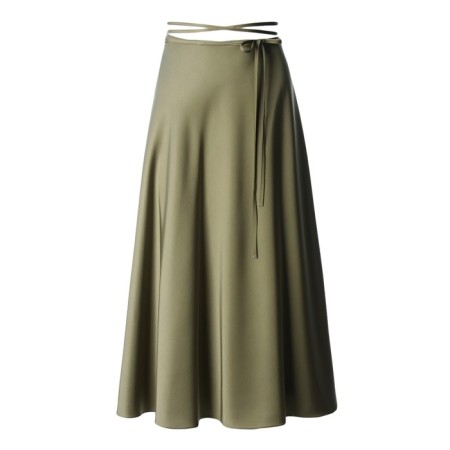 Юбка женская на запах MIST Classic Collection, р. S-M, хаки-6