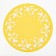 Enchet decorative shade "Easter", yellow color, D 30 cm, 100% p/e